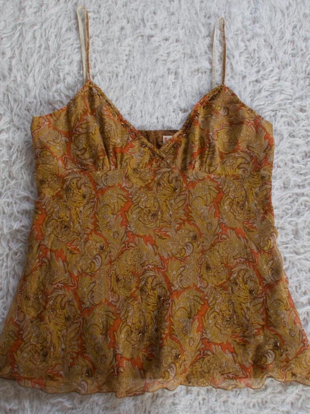 Y2K Silk Paisley Camisole from Ralph Lauren